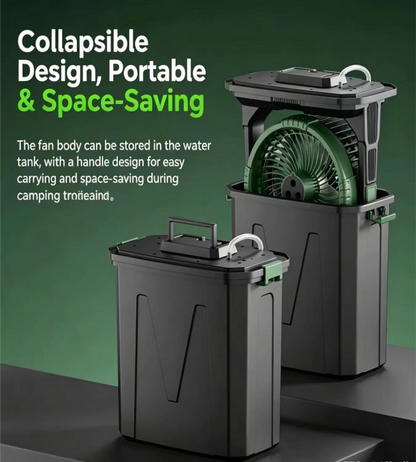 Portable Misting Fan for Instant Personal Cooling Designed for hot summer days & heatwaves